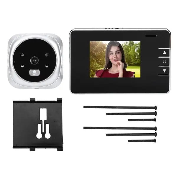 Smart Digital Peephole Door Viewer & Doorbell | 2.8" Screen, Night Vision, Photo & Video