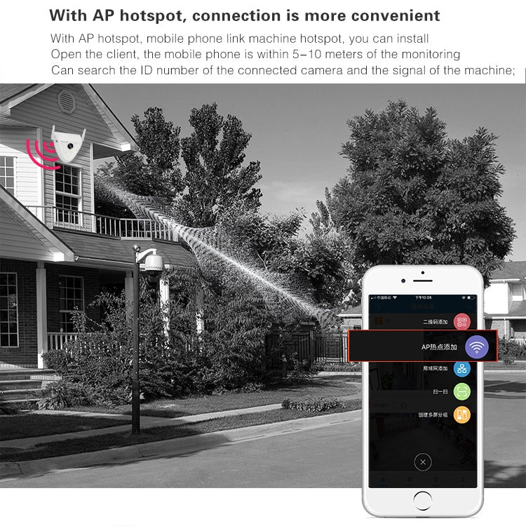 2-in-1 Smart Garden Light & Security Camera | 1080P HD, Night Vision, Motion Detection, WiFi