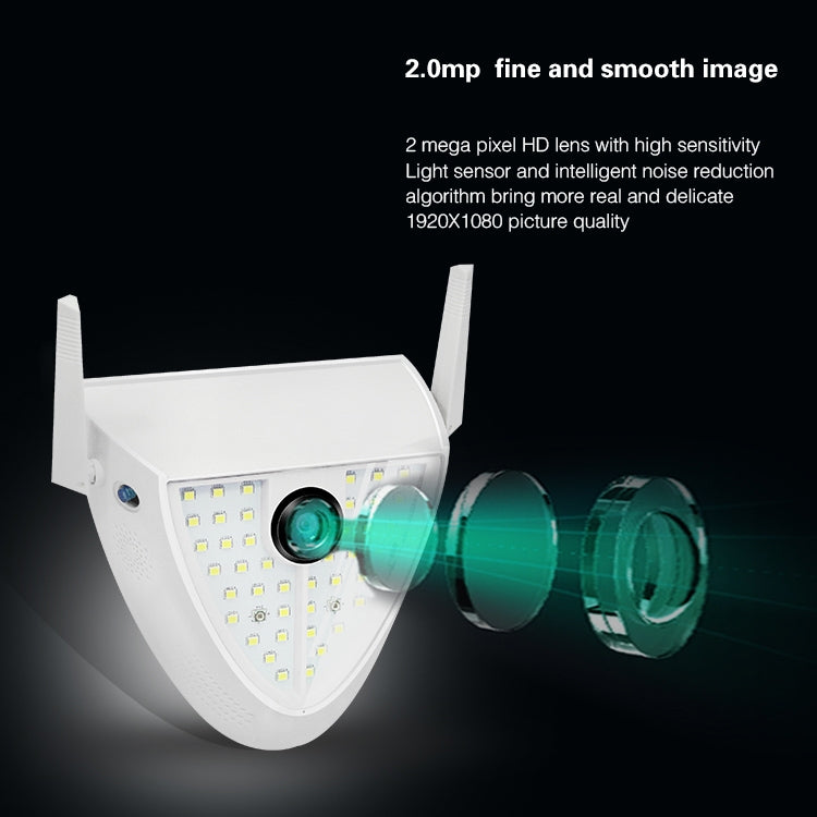 2-in-1 Smart Garden Light & Security Camera | 1080P HD, Night Vision, Motion Detection, WiFi