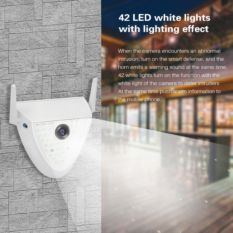 2-in-1 Smart Garden Light & Security Camera | 1080P HD, Night Vision, Motion Detection, WiFi
