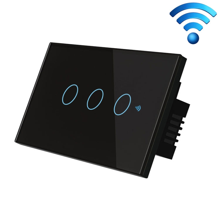 TC120 WiFi Smart Light Switch | Glass Touch Panel, Voice Control, Works with Alexa & Google Home