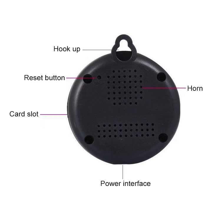V380 Mini WiFi Indoor Security Camera | 720P HD, Night Vision, Motion Alerts, Phone View