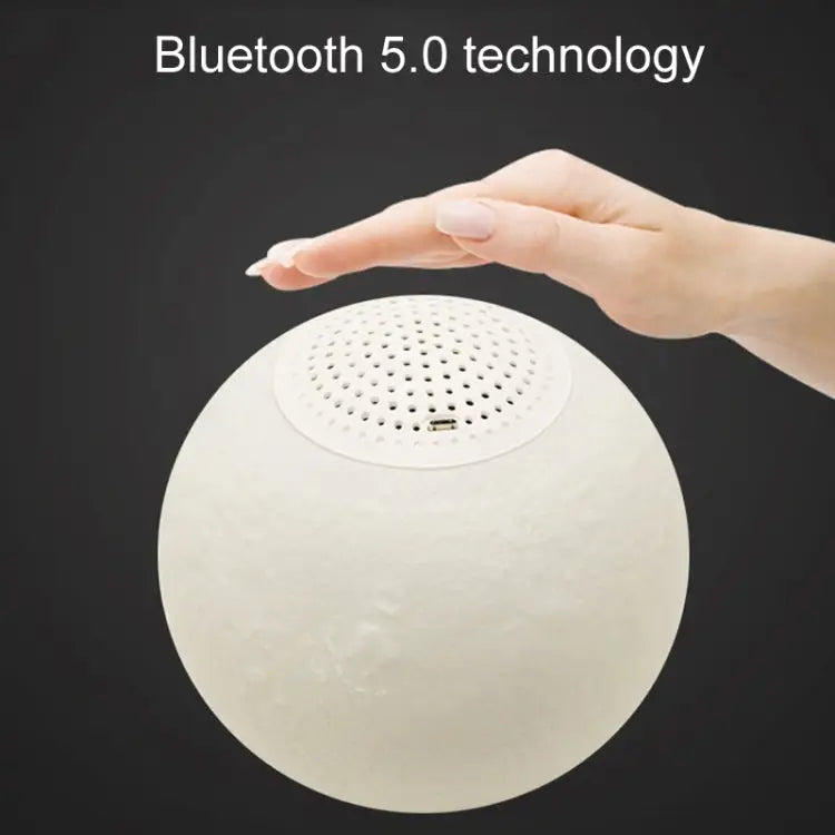 Magnetic Levitation Moon Bluetooth Speaker | Floating 3D Moon Lamp, Dimmable, 7-Colour Glow