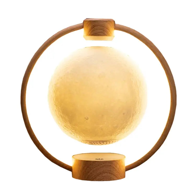 Magnetic Levitation Moon Bluetooth Speaker | Floating 3D Moon Lamp, Dimmable, 7-Colour Glow