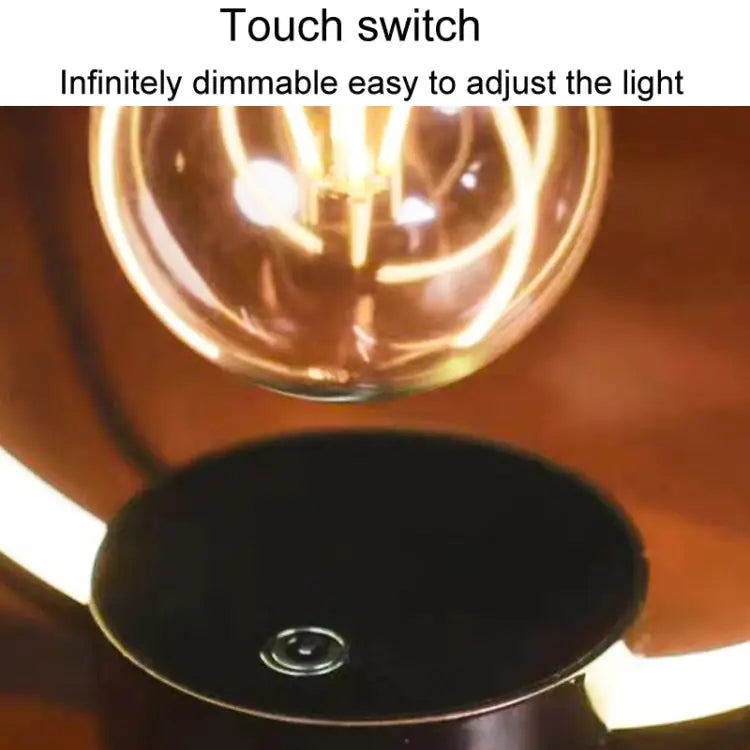 Magnetic Levitation Floating Light Bulb Lamp | Warm Ambient Glow, Dimmable, Desk & Bedside