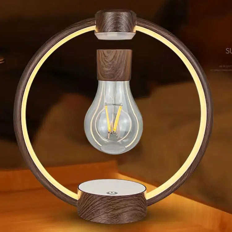 Magnetic Levitation Floating Light Bulb Lamp | Warm Ambient Glow, Dimmable, Desk & Bedside