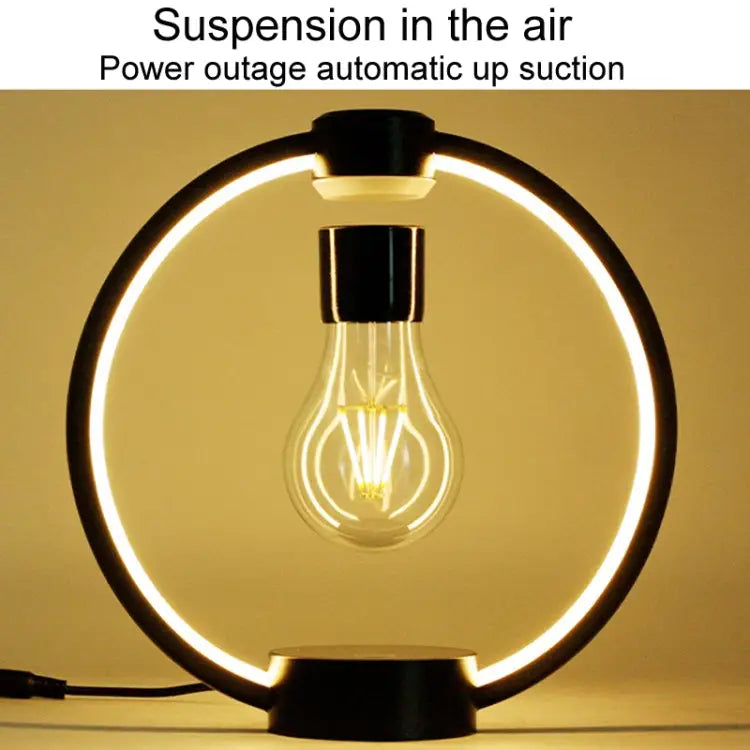 Magnetic Levitation Floating Light Bulb Lamp | Warm Ambient Glow, Dimmable, Desk & Bedside