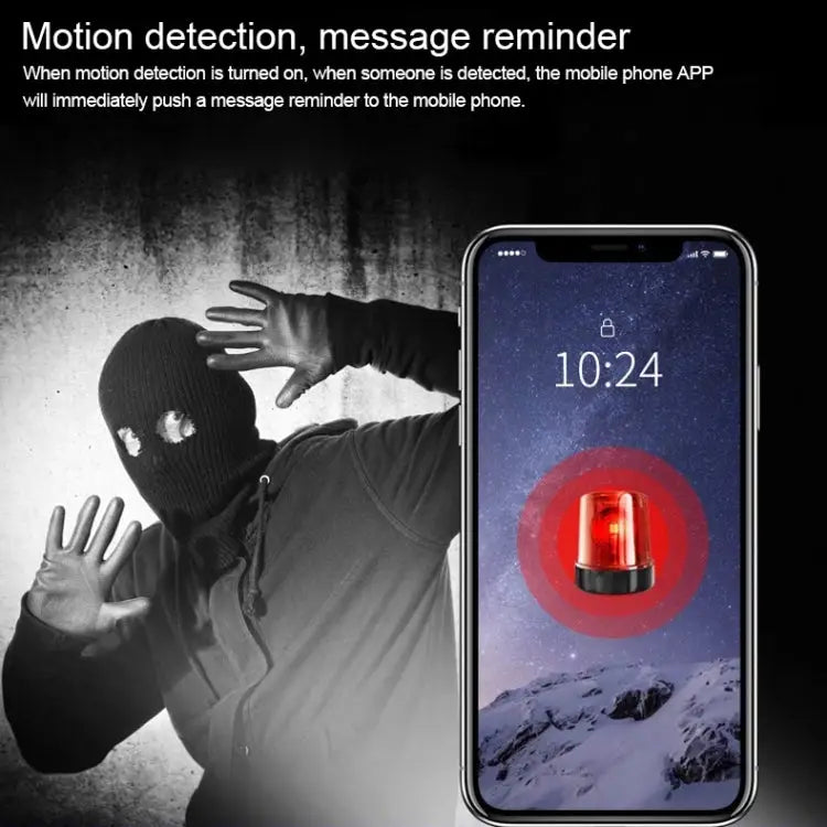 R89 HD 1080P Mini WiFi Spy Camera | 160° Wide Angle, Night Vision, Motion Detection, 12hr Battery