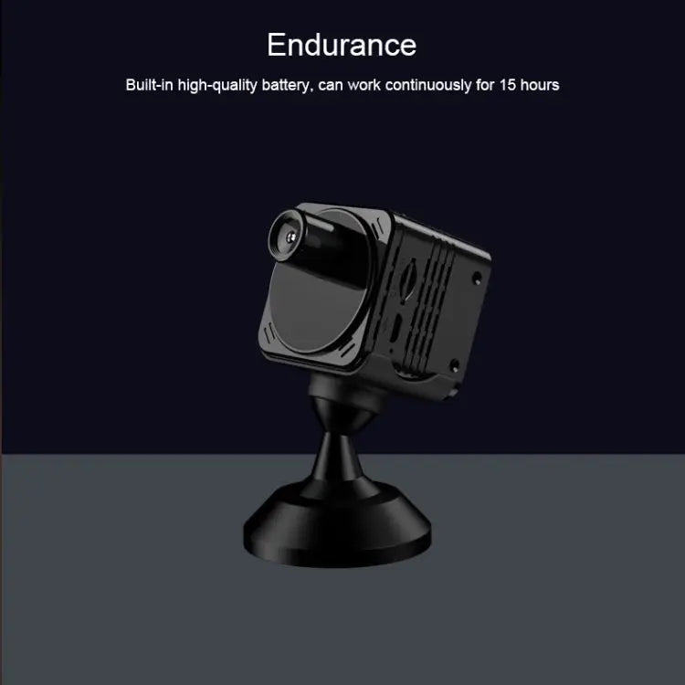 R89 HD 1080P Mini WiFi Spy Camera | 160° Wide Angle, Night Vision, Motion Detection, 12hr Battery