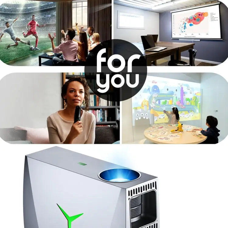 VIVIBRIGHT F40 Full HD Smart Projector | 4200 Lumens, 1080p, Android, 10W Speaker, Home Theatre